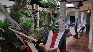 Uitzicht vanuit accommodatie