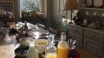 Engelsk frokost hver dag (mot et tillegg)