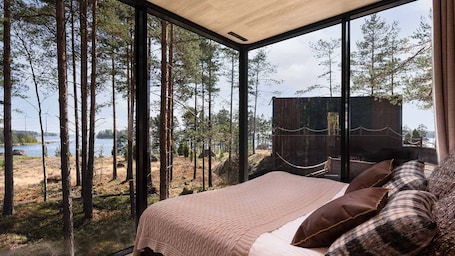 Vista desde la habitación. Santalahti Resort