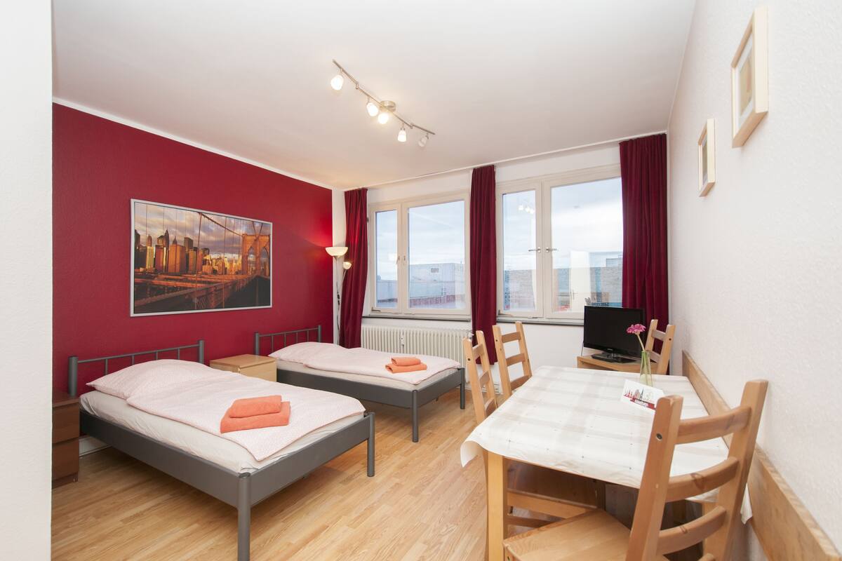 Leilighet (Nr. 9 - incl € 39 cleaning fee) | Barnesenger (inkludert) og wi-fi (inkludert)