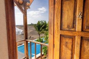 Superior Triple Room, 1 Bedroom, Private Bathroom, Ocean View | Beach/ocean view - Miramar Surfcamp (Nagarote)