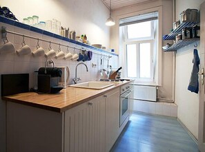 Phòng đôi (St. Pauli) | Bếp riêng | Tủ lạnh, lò vi sóng, lò nướng, bếp nấu