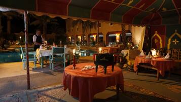 Dinner served, Moroccan cuisine