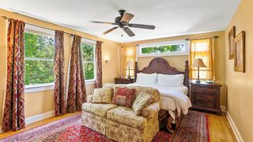 Premium bedding, individually decorated, individually furnished