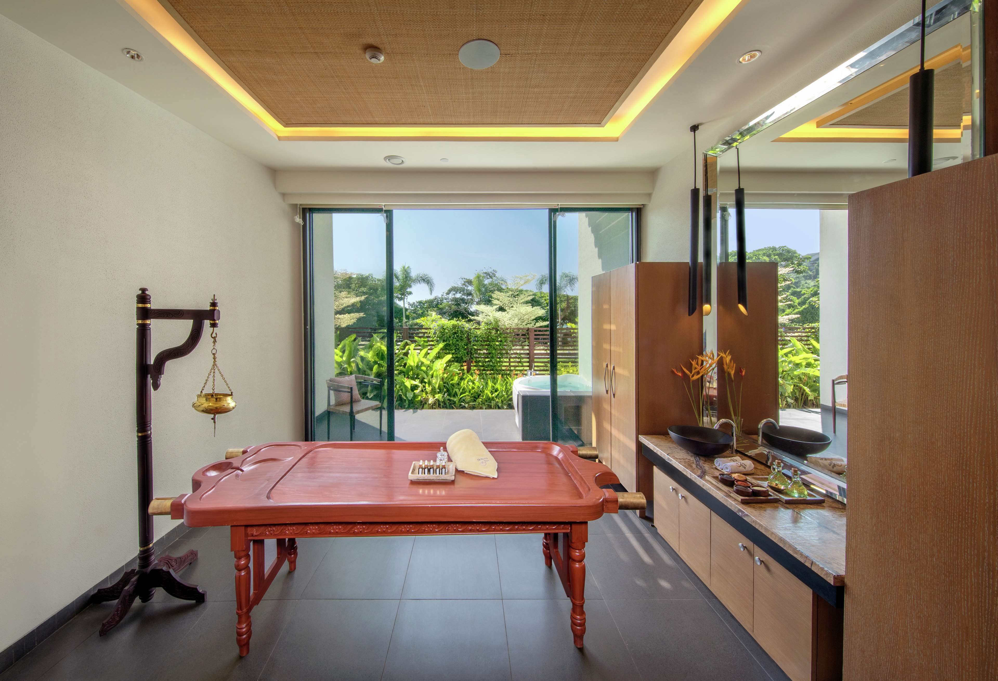 couples treatment room(s), steam room, body treatments, aromatherapy