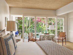 Premium bedding, down duvets, in-room safe, desk