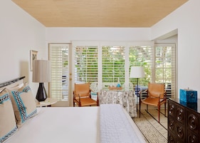 Premium bedding, down comforters, in-room safe, desk