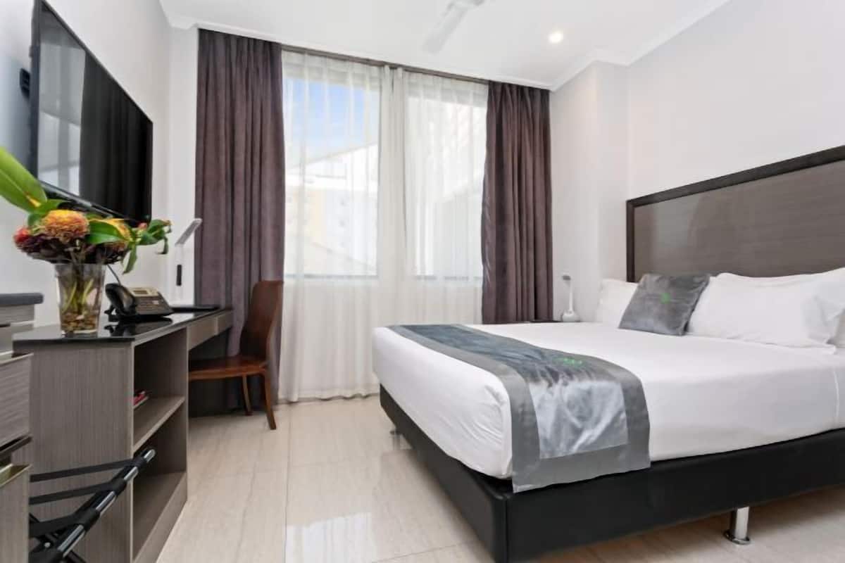 Ropa de cama de alta calidad y minibar