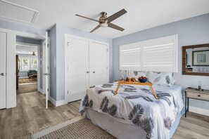 1 soverom, strykejern/-brett, wi-fi (inkludert) og sengetøy