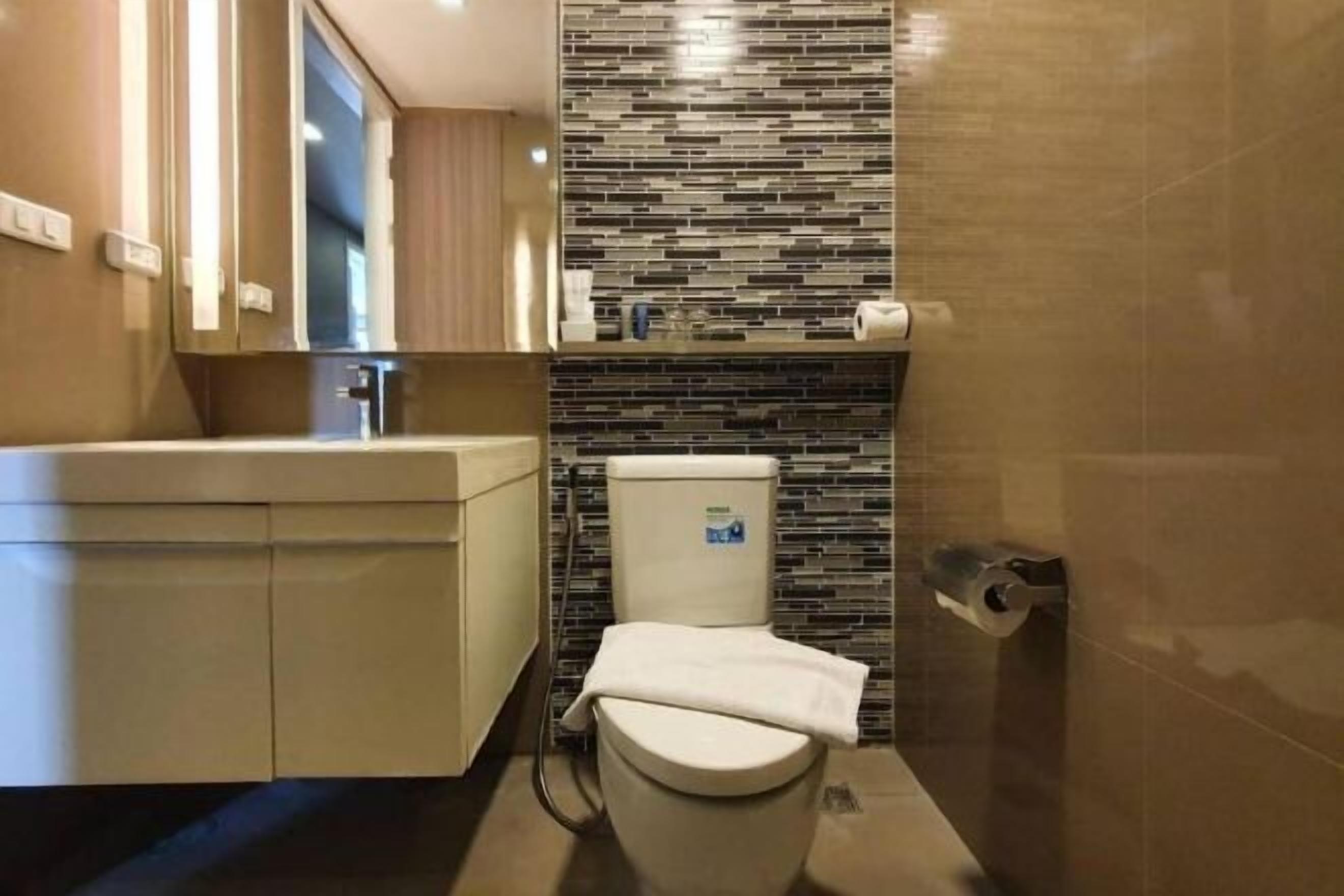 浴室 | 淋浴設備、免費梳洗用品、風筒、提供毛巾