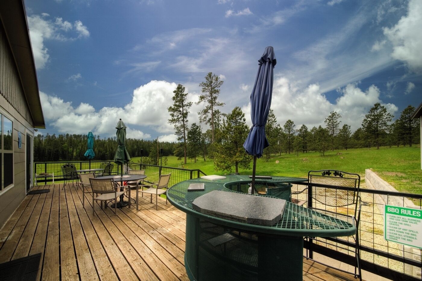 Opções para refeição ao ar livre