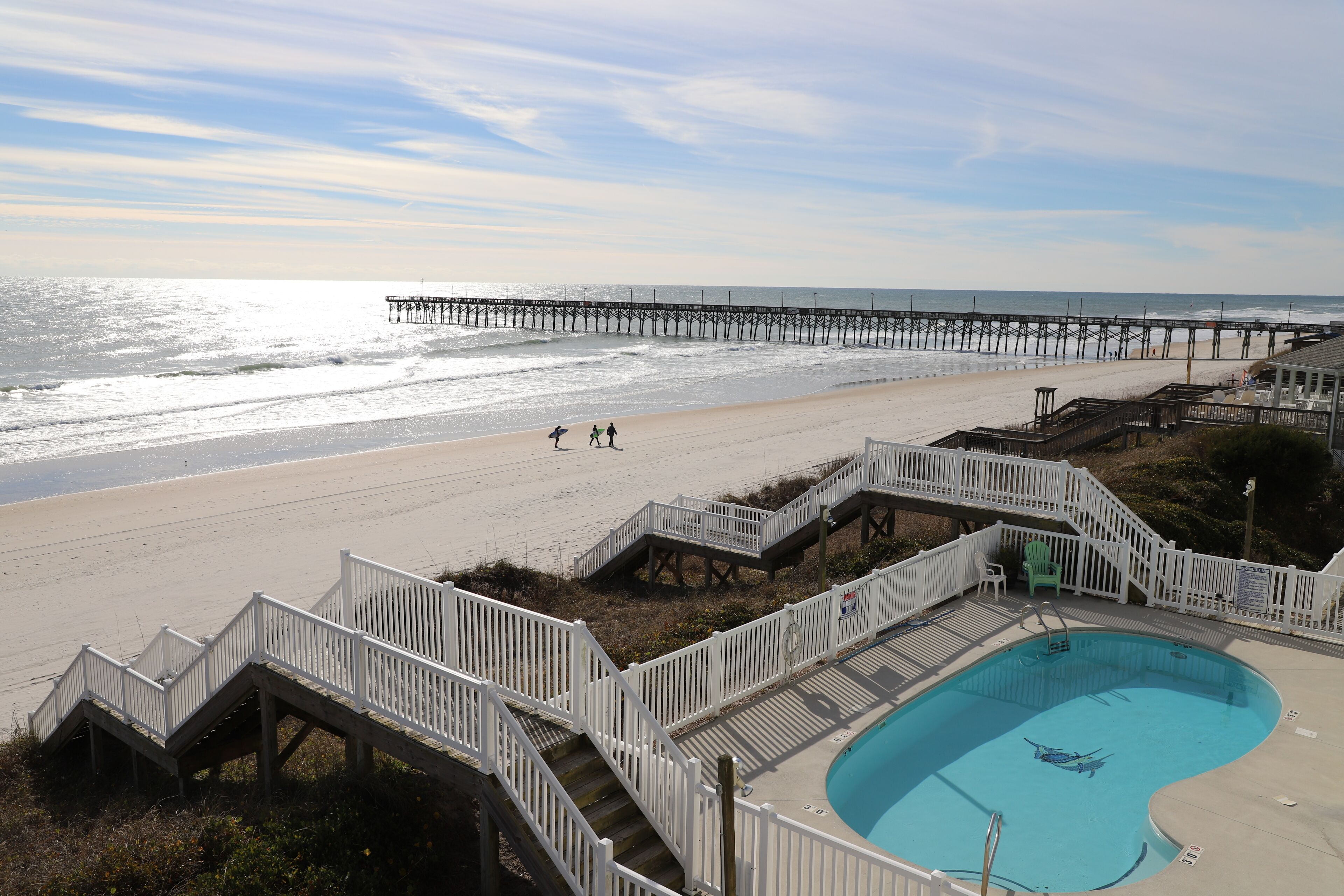Picture yourself on your deck watching you family in the pool and on the beach