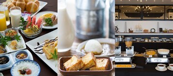 每日供应自助式早餐（每人 JPY 2200）