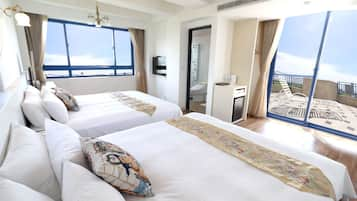 Deluxe Quadruple Room, Ocean View