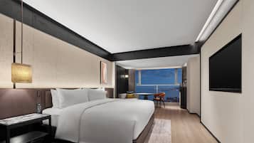 Minibar, in-room safe, desk, blackout curtains