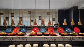 Daily buffet breakfast for a fee