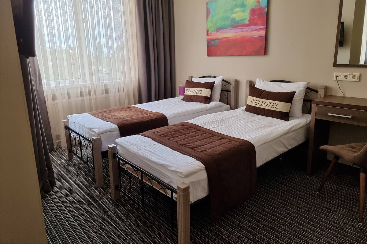 Chambre Standard avec lits jumeaux, 2 lits une place