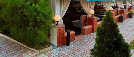 Voorkant van accommodatie