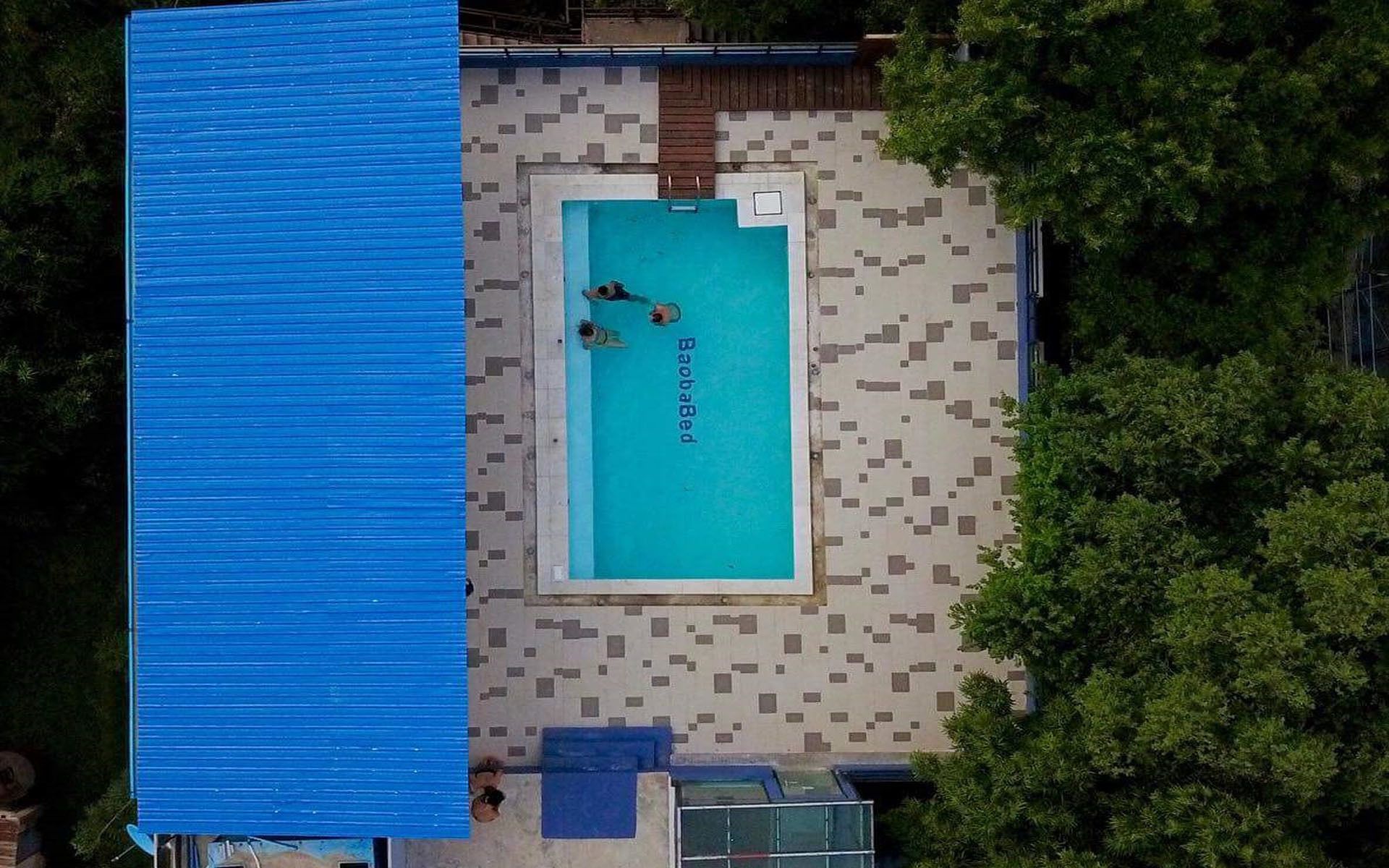 Rooftop pool