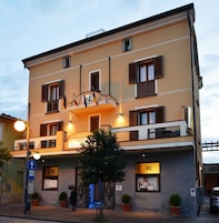 Front of property - evening/night