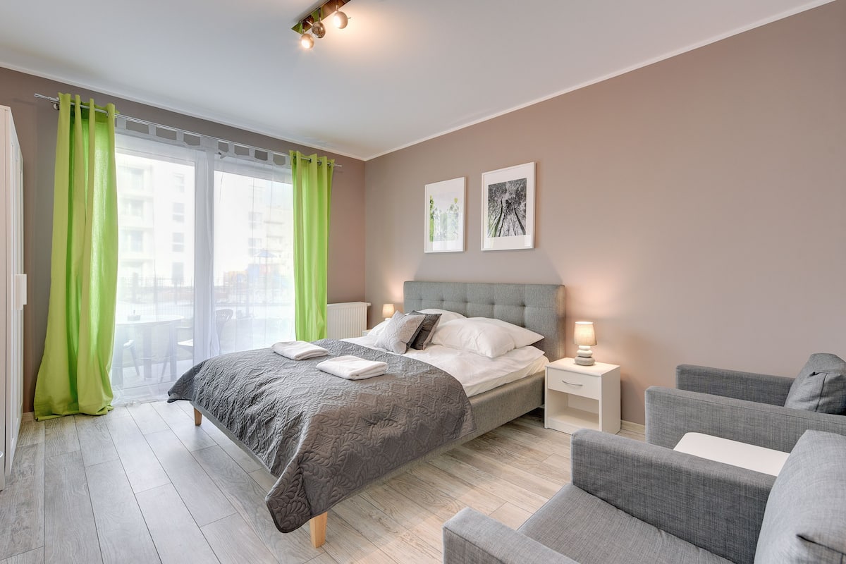 Comfort-huoneisto, 2 makuuhuonetta, terassi (without parking - 68) | Silitysrauta/-lauta, ilmainen Wi-Fi
