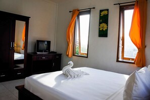 Superior-Zimmer | Verdunkelungsvorhänge, kostenloses WLAN, Bettwäsche