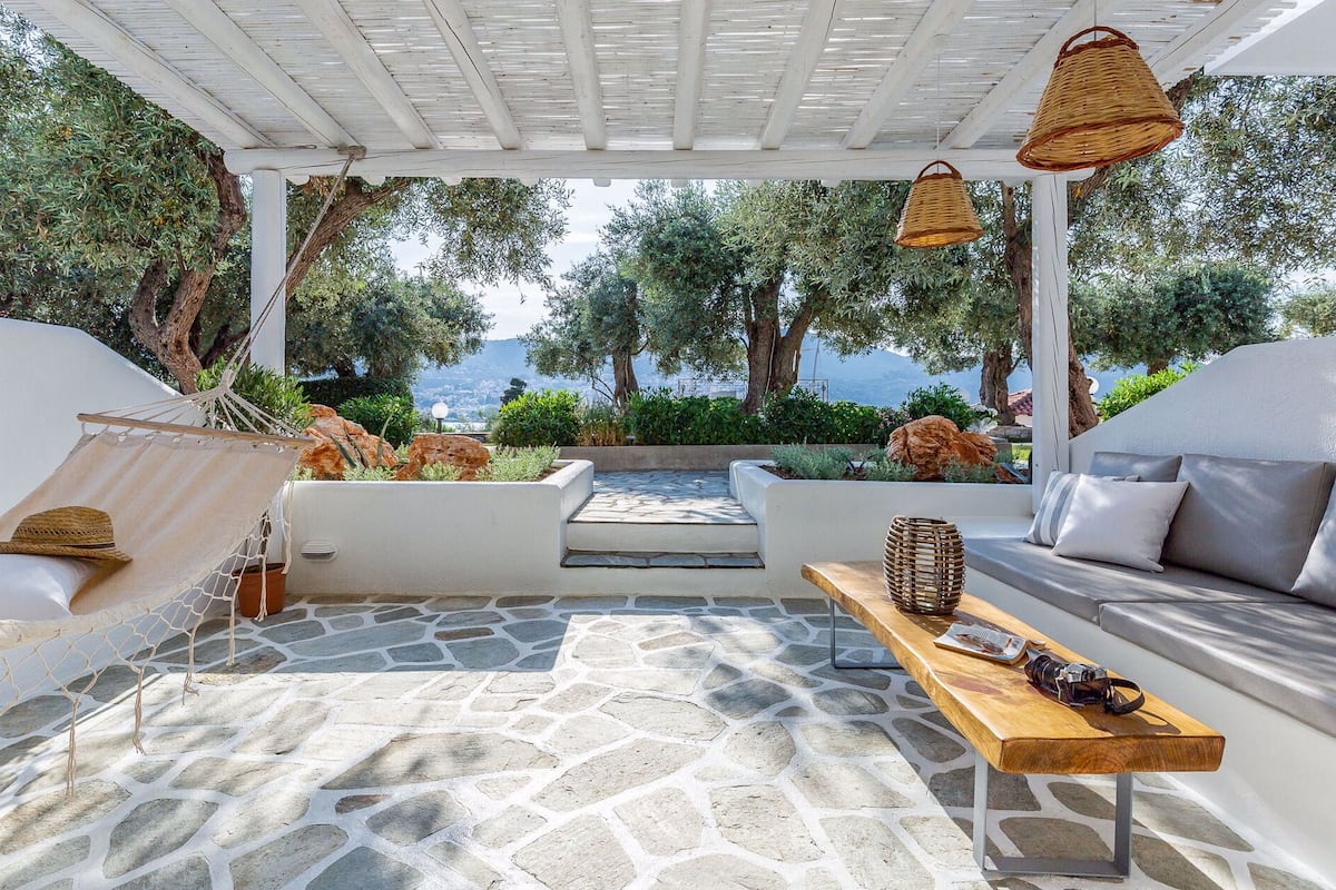 Family Apartment, 2 Bedrooms, Kitchenette, Courtyard Area | View from room