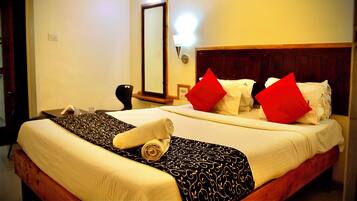 Habitación Deluxe doble | Escritorio y espacio para trabajar con un portátil