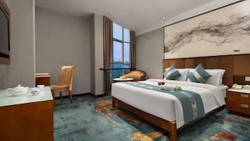 Phòng 2 giường đơn Business | Bộ đồ giường cao cấp, chăn bông, nệm cao su hoạt tính (memory foam)
