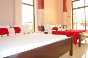 Twin Room, 2 Twin Beds, Balcony, City View | 1 bedroom, in-room safe, desk, soundproofing