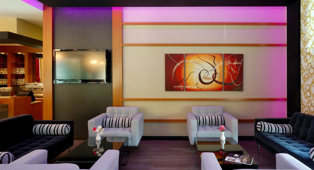 Sala de estar en el lobby