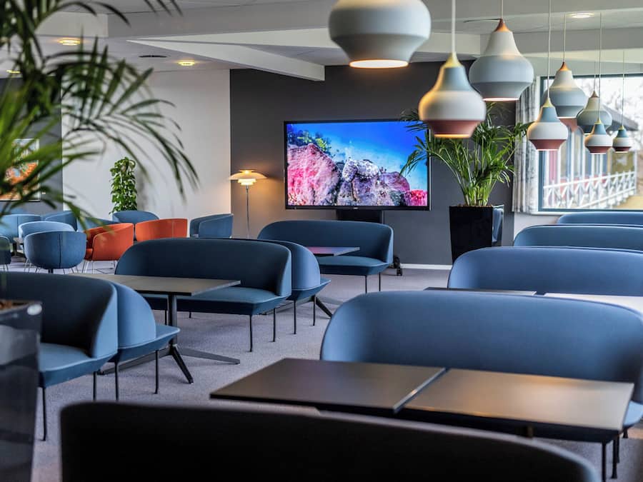 Flat-screen TV, foosball, table tennis