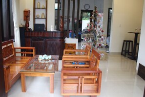 Lobby sitting area