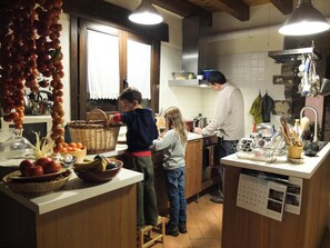 Dinner served, local cuisine