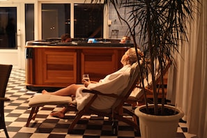 Bain à remous intérieur