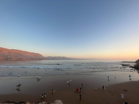 Beach nearby, beach towels