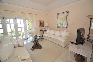Villa, 5 Bedrooms | Living area | TV - Villa Manana, Ocho Rios 5BR (Ocho Rios)