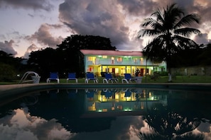 Front of property - evening/night - Miramar Villas, 6br by Jamaican Treasures (Ocho Rios)
