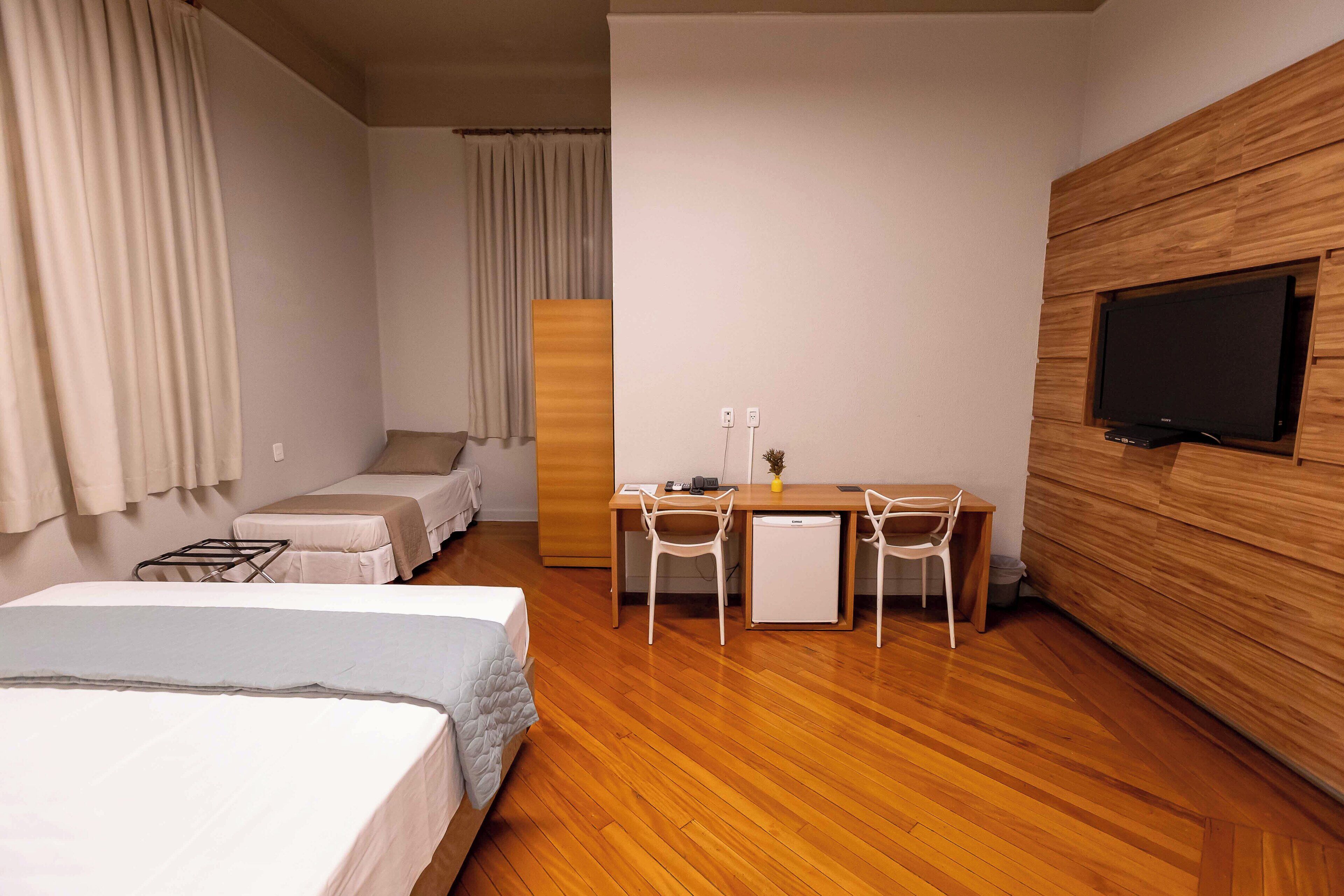 luxury triple room | 1 bedroom, minibar, desk, laptop workspace