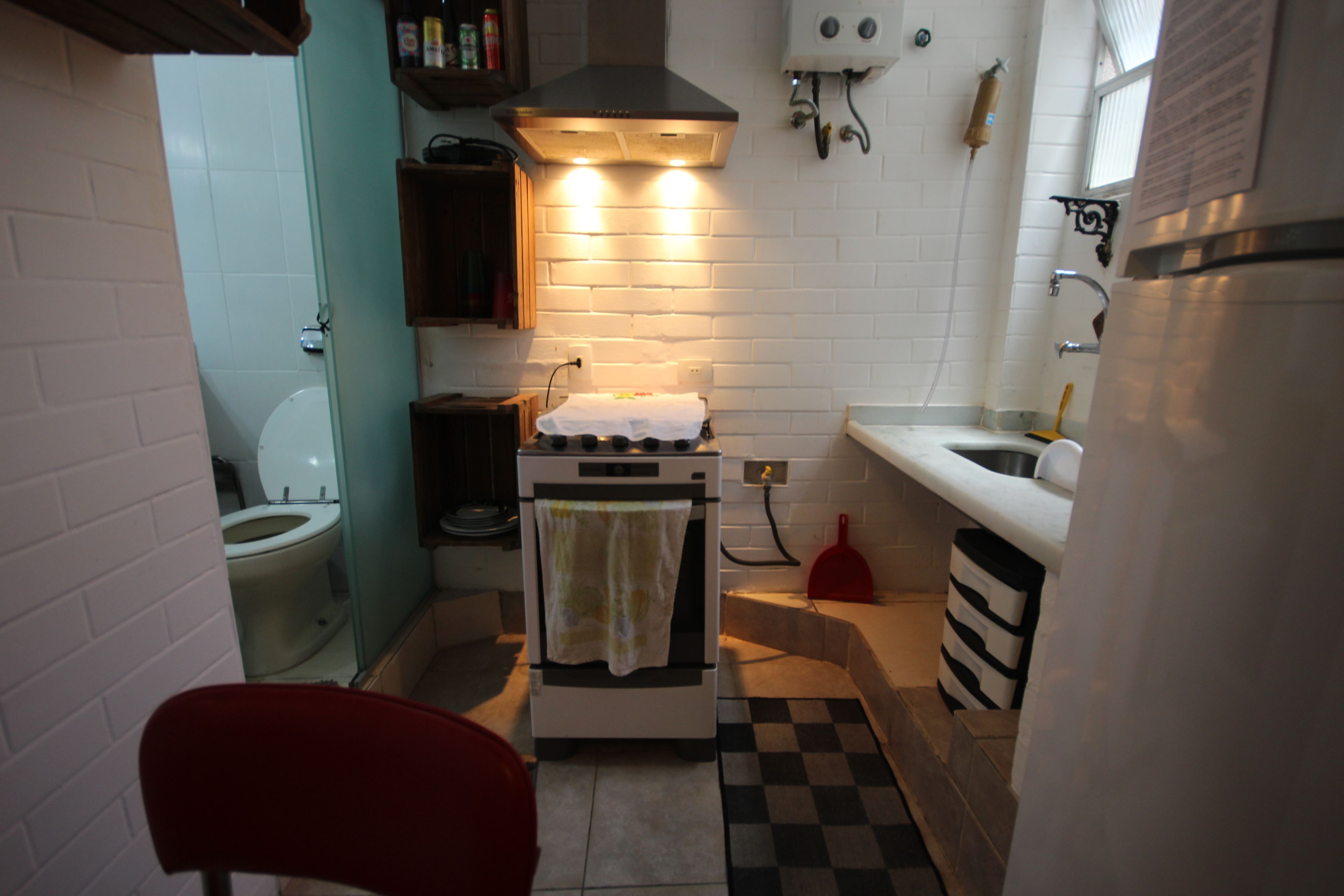 Apartamento standard, 1 quarto | Cozinha privada | Geladeira, micro-ondas