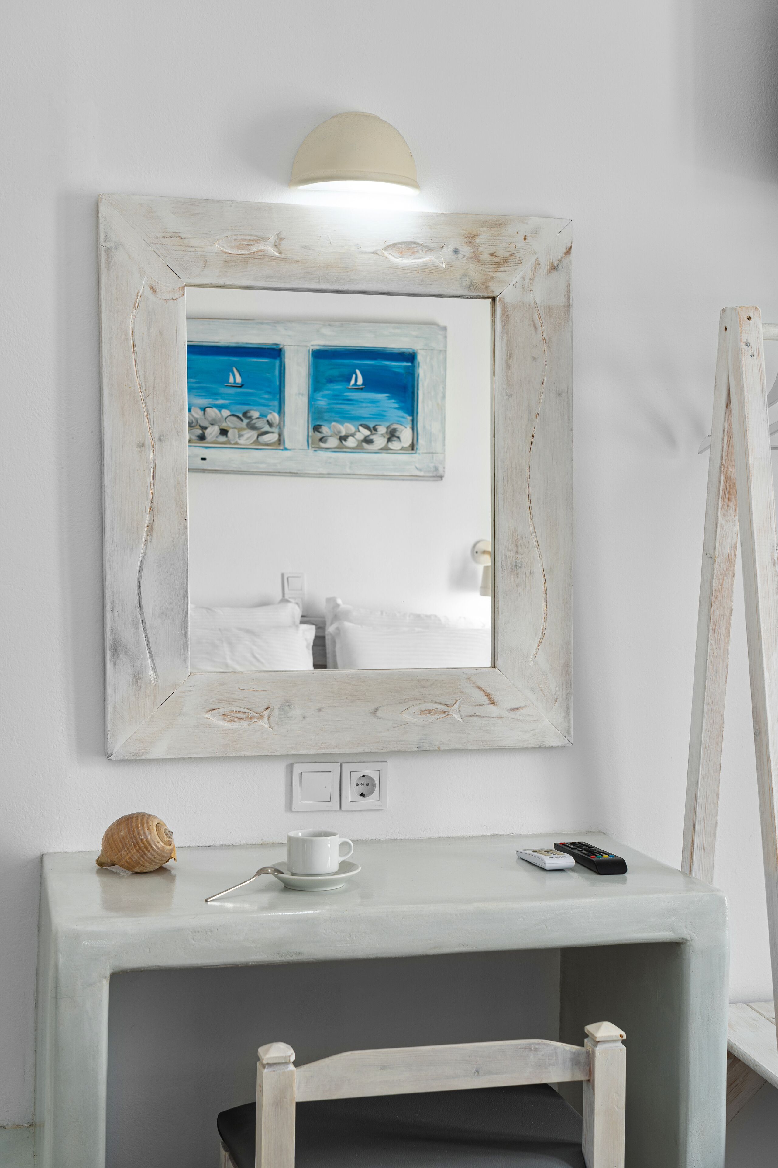 two bedroom family room with street view | in-room safe, desk, iron/ironing board, free wifi