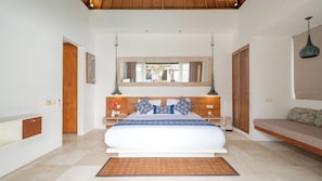 Family Villa | 4 bedrooms, in-room safe, desk, laptop workspace
