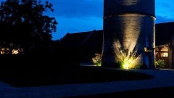 Front of property – evening/night