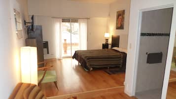 Apartemen, 1 kamar tidur (Back) | 1 kamar tidur, Wi-Fi gratis, dan seprai linen