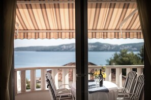 家庭公寓, 1 间卧室, 阳台, 海景 | 露台