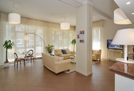 Sala de estar en el lobby