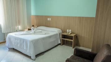 Minibar, desk, blackout drapes, free WiFi