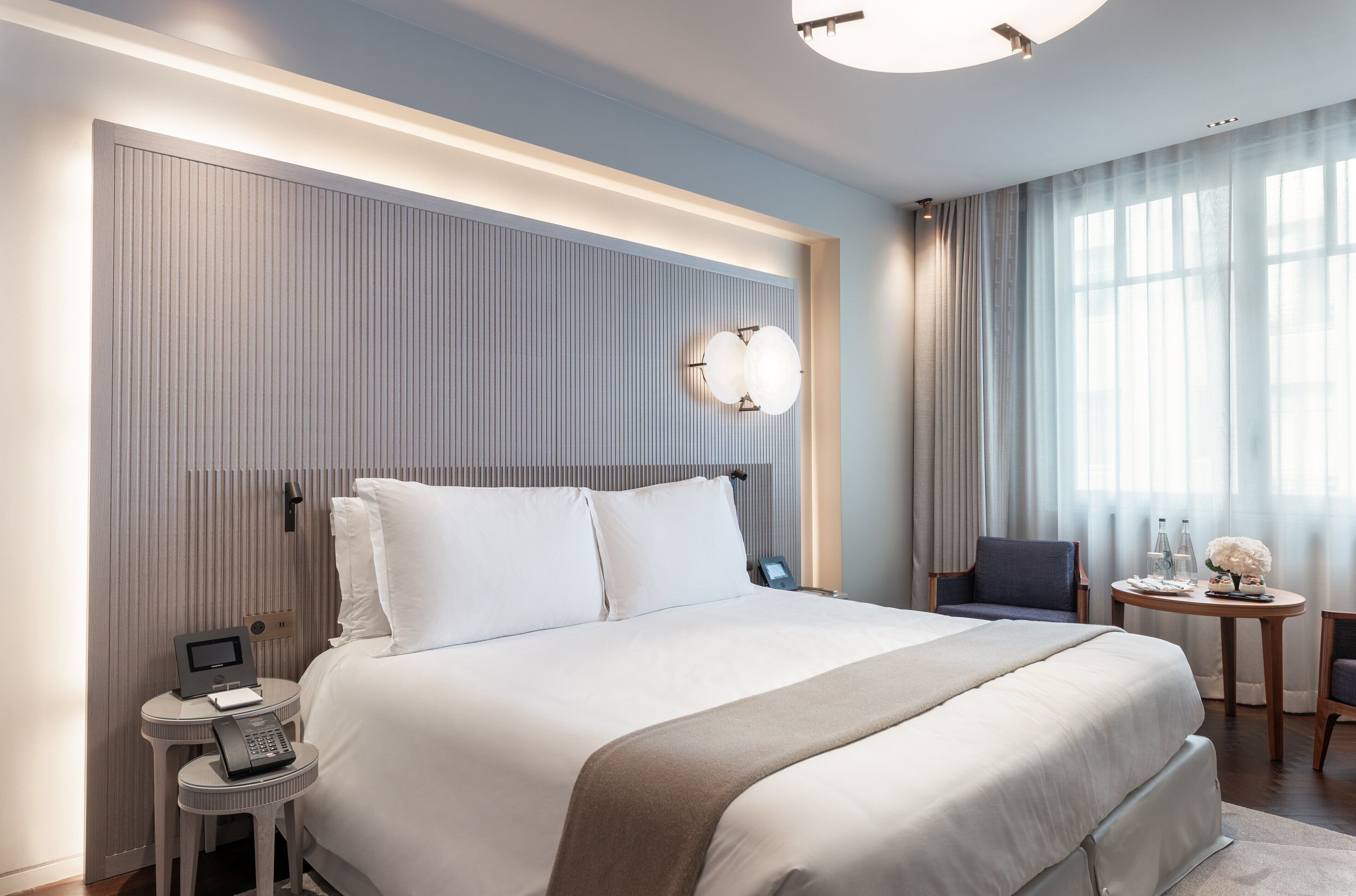 Premium bedding, memory foam beds, minibar, in-room safe