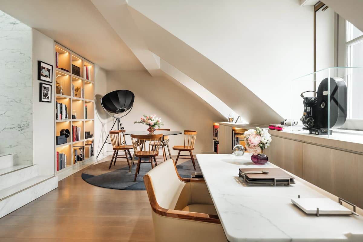 Apartment (St Germain by Coppola) | Wohnbereich | Flachbildfernseher, Pay-TV, Fußbodenheizung