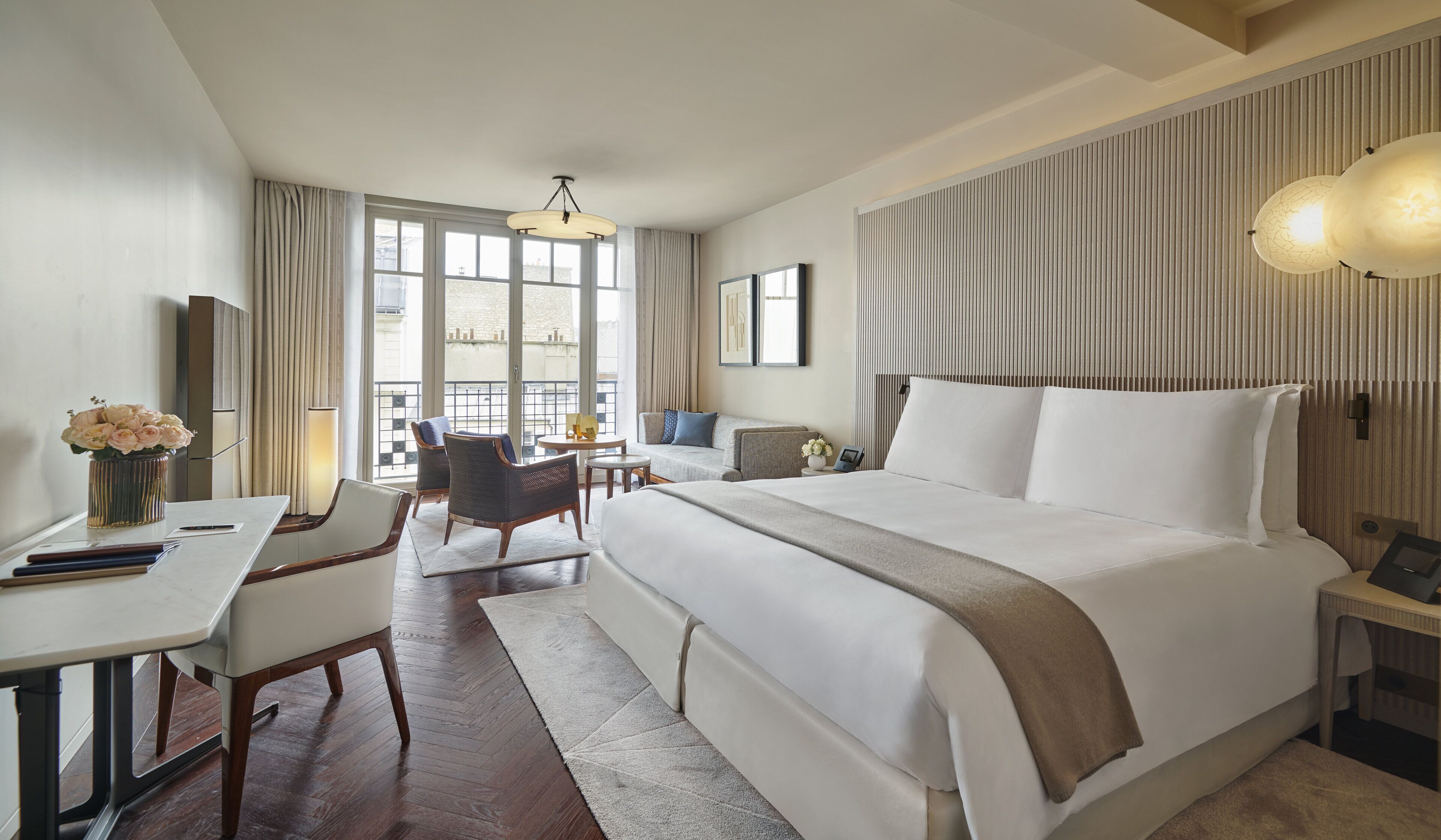 Premium bedding, memory foam beds, minibar, in-room safe